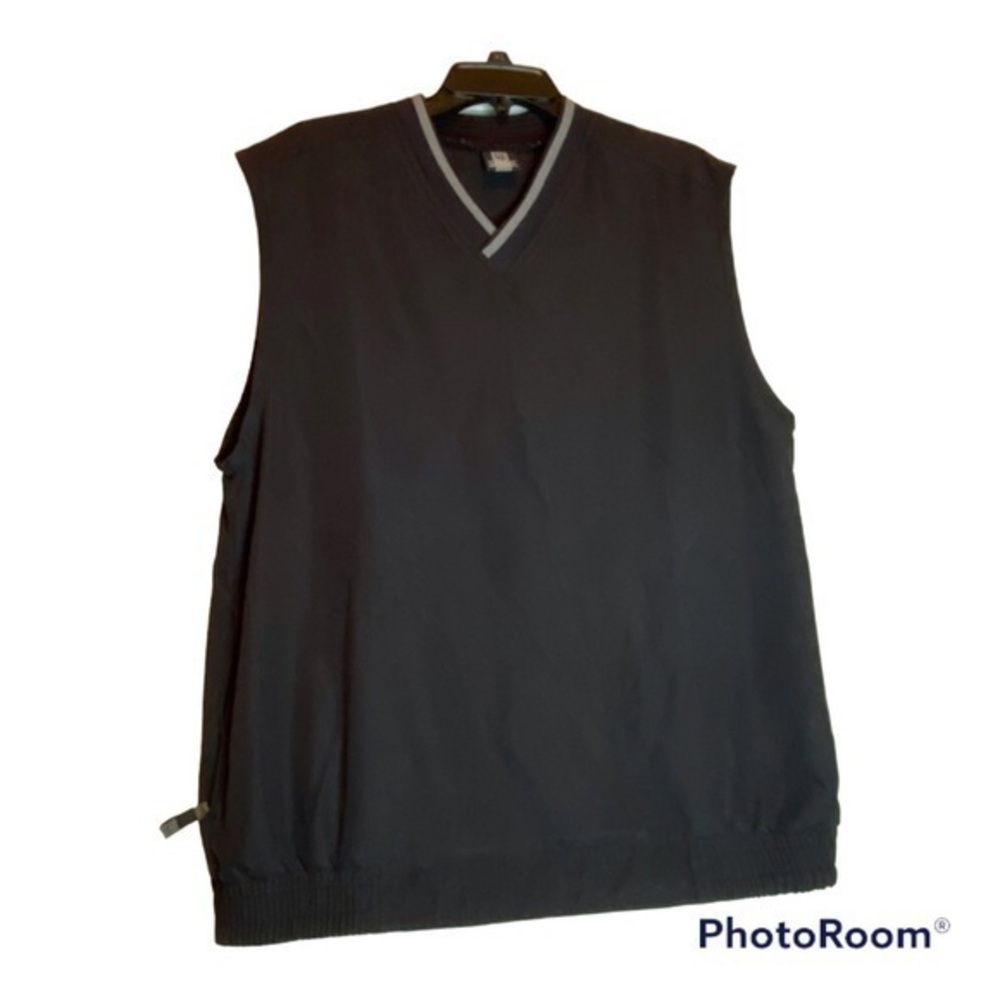 Nike Black Golf VNeck Vest Men's Sz Large